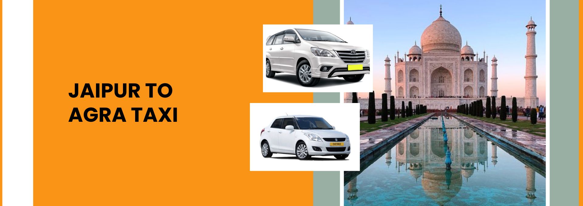 Jaipur to Agra Taxi