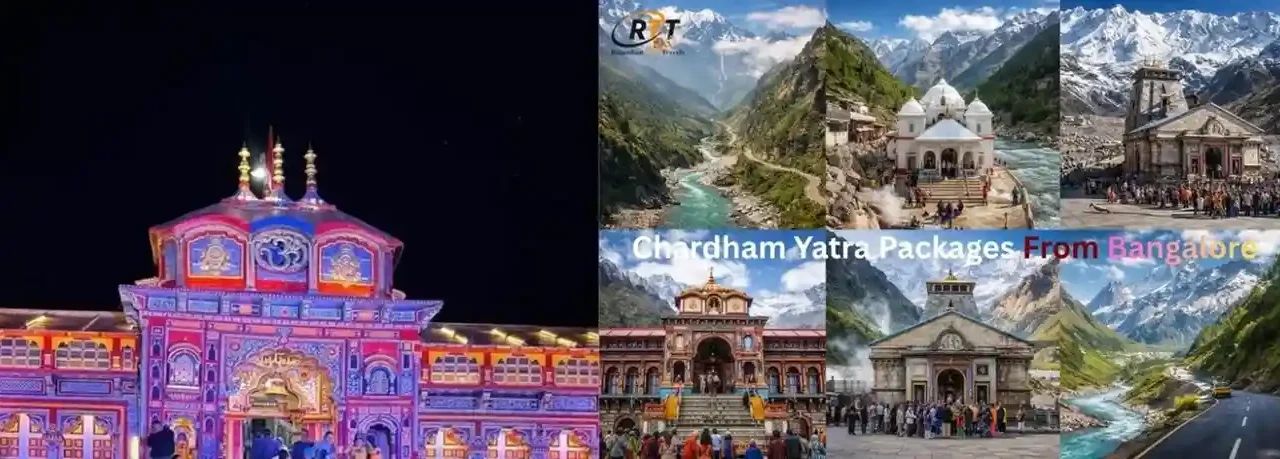 Chardham Yatra Packages from Bangalore covering Kedarnath Badrinath Gangotri Yamunotri