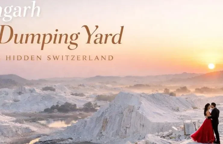 Kishangarh Marble Dumping Yard Rajasthan sunrise marble hills.