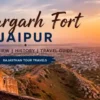 Nahargarh Fort Jaipur sunset view point panoramic city skyline Rajasthan