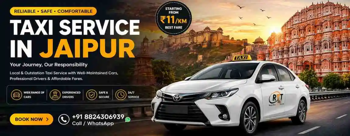 Taxi service in Jaipur Rajasthan with cab and outstation taxi booking
