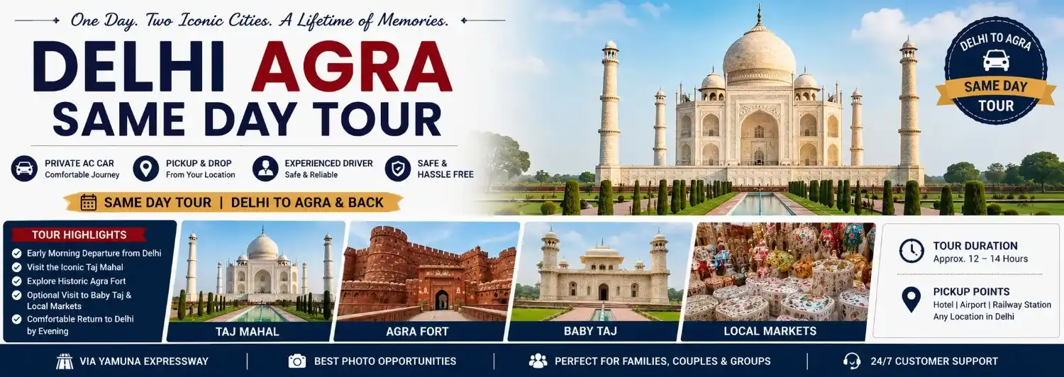 Agra Same Day Tour from Delhi