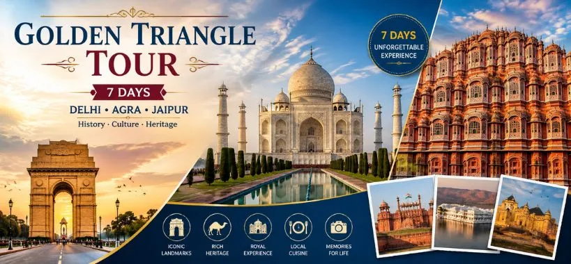 Golden Triangle Tour 7 Days