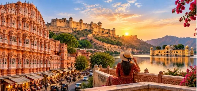 Jaipur tour package for 2 days featuring Hawa Mahal, Amber Fort and Jal Mahal