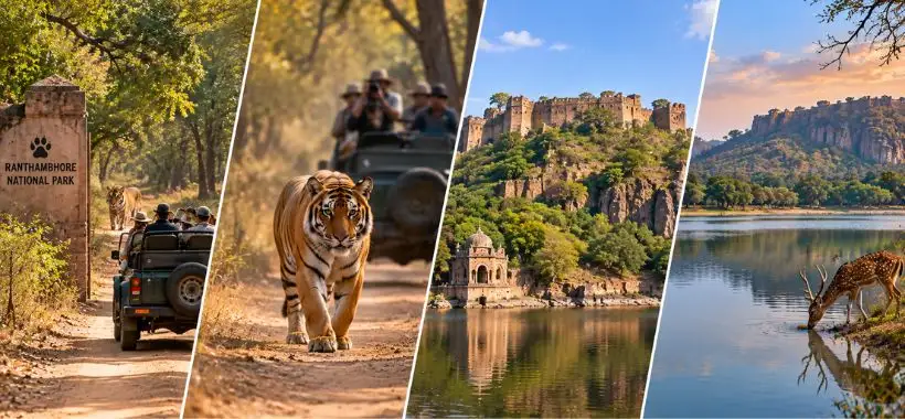 Ranthambore National Park, tiger safari, Ranthambore Fort and Padam Talao
