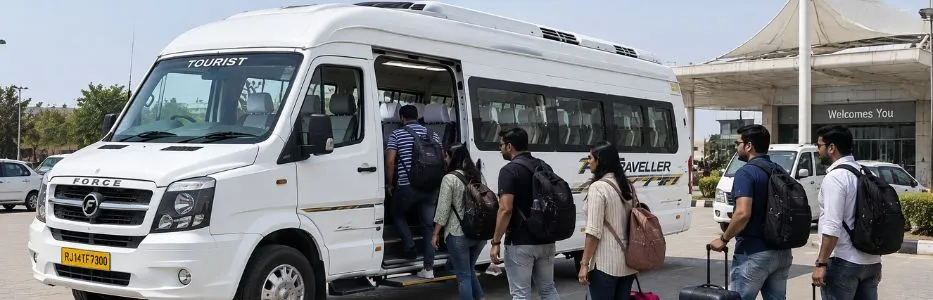 20 seater Tempo Traveller for comfortable group travel