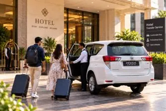 Hotel transfer car rental service