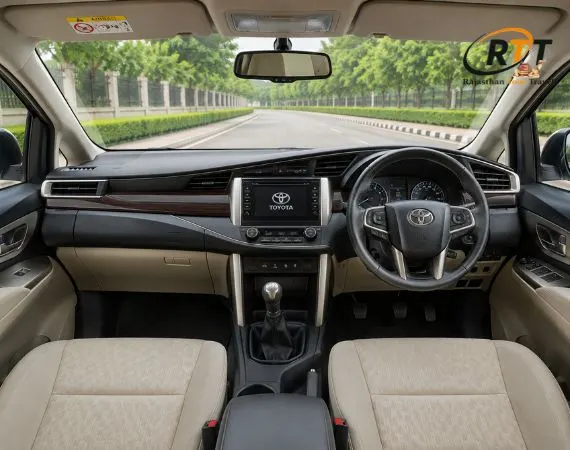 Innova Crysta cab Interior Side View