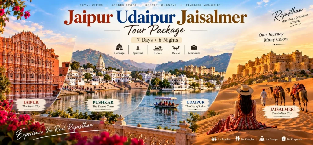 Jaipur Udaipur Jaisalmer Tour Package