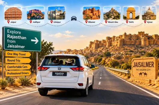 Popular routes from Jaisalmer by car