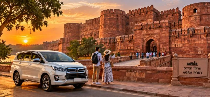 Agra Fort with private car during Agra local sightseeing