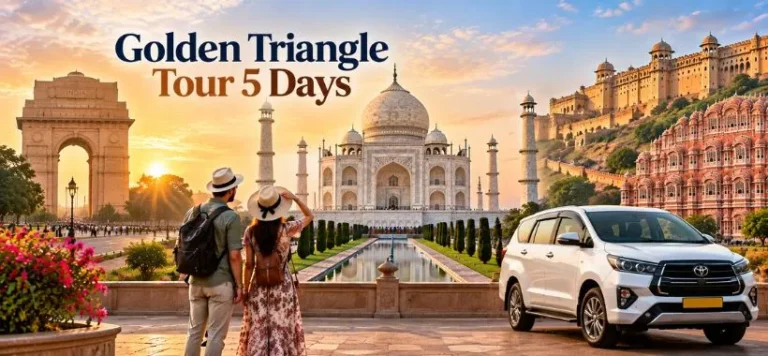 Golden Triangle Tour 5 Days covering Delhi Agra and Jaipur