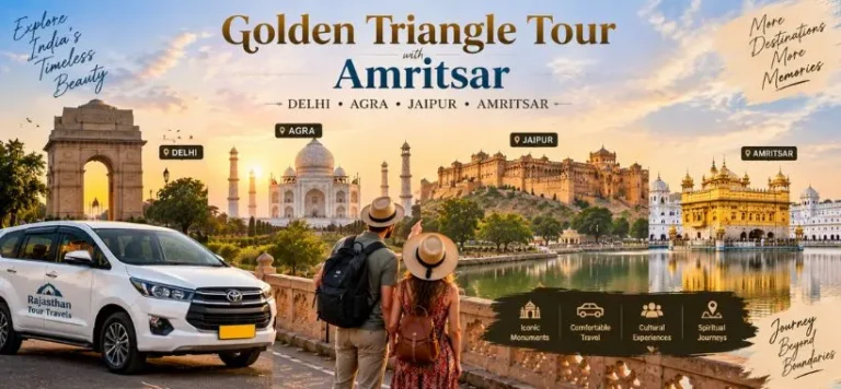 Golden Triangle Tour with Amritsar covering Delhi Agra Jaipur and Amritsar