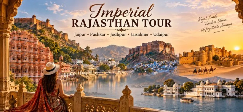 Imperial Rajasthan Tour 10 Days covering Jaipur Pushkar Jodhpur Jaisalmer and Udaipur
