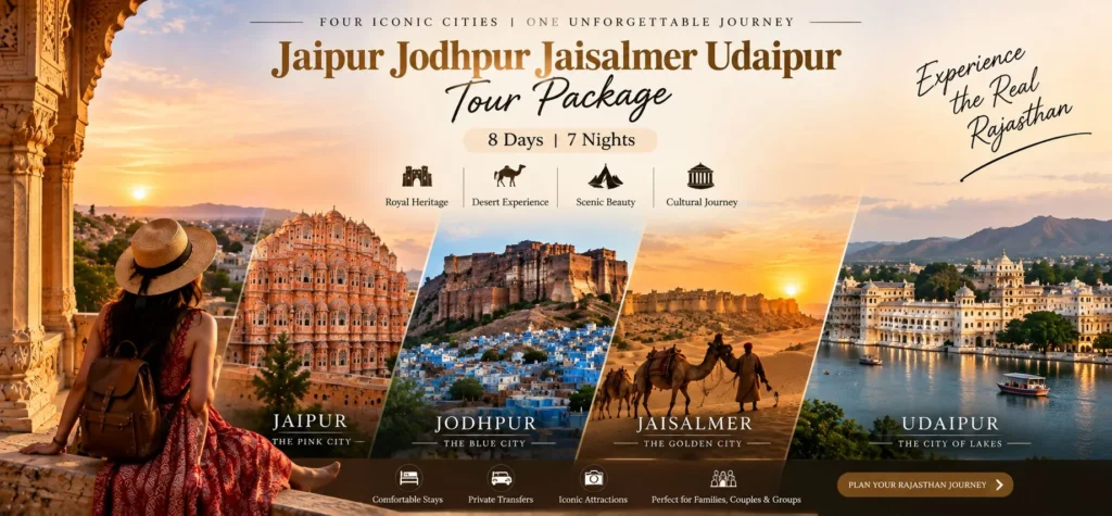 Jaipur Jodhpur Jaisalmer Udaipur Tour Package