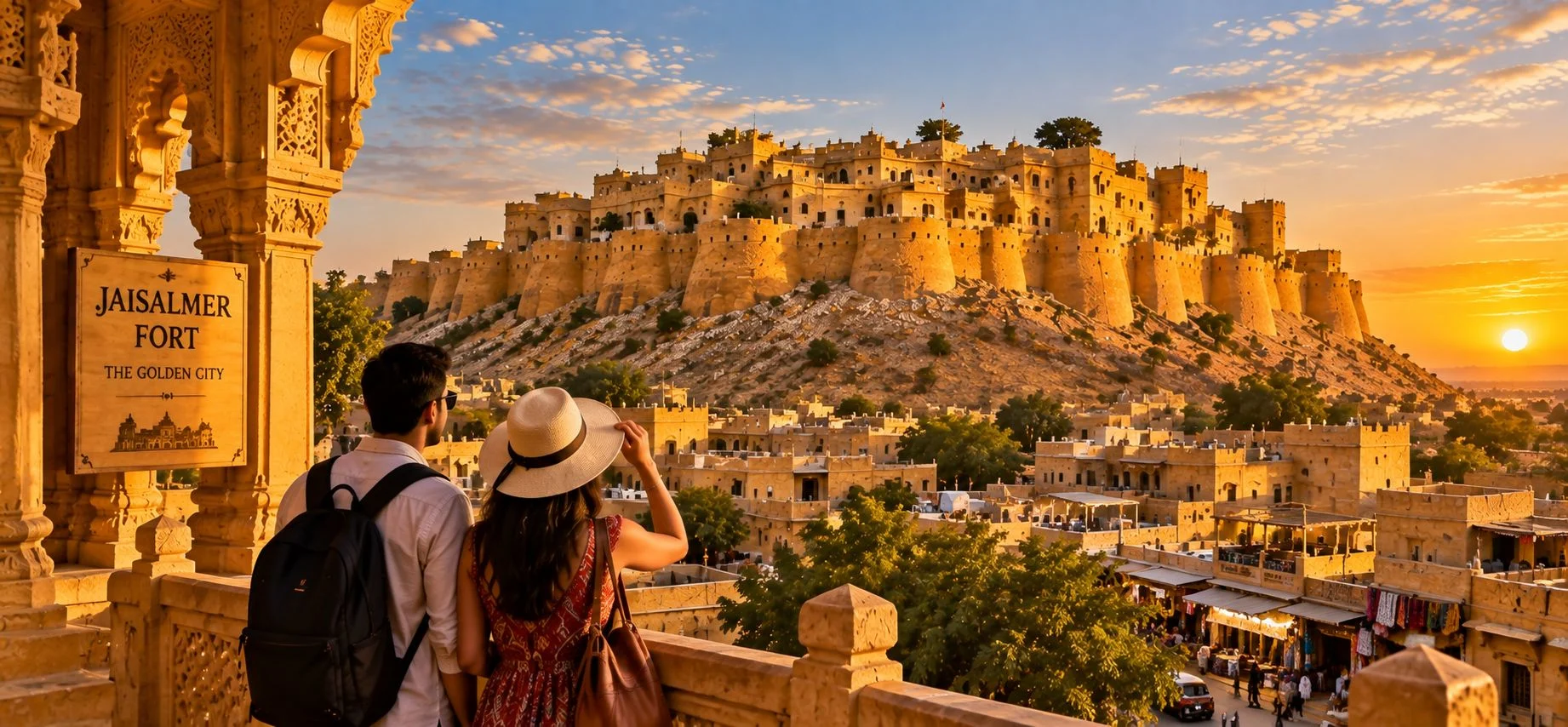 Jaisalmer Fort during a Golden City tour