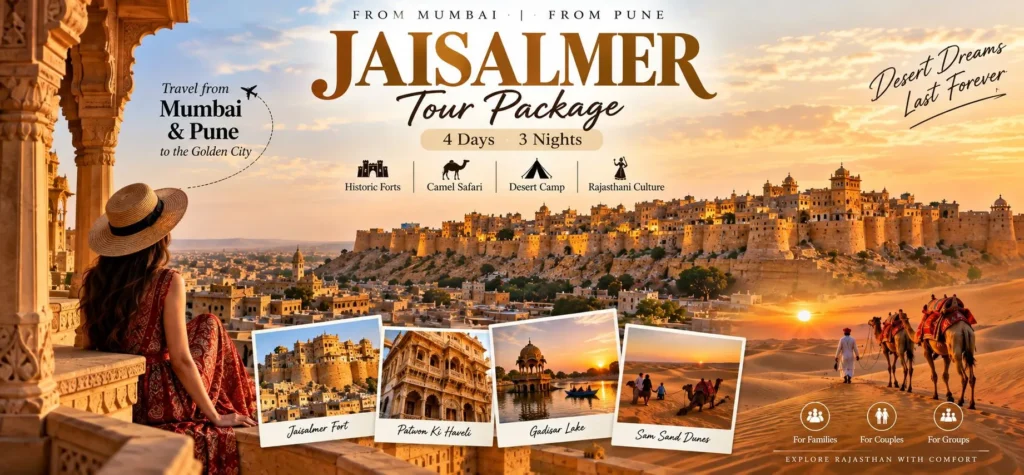 Jaisalmer Tour Package from Mumbai