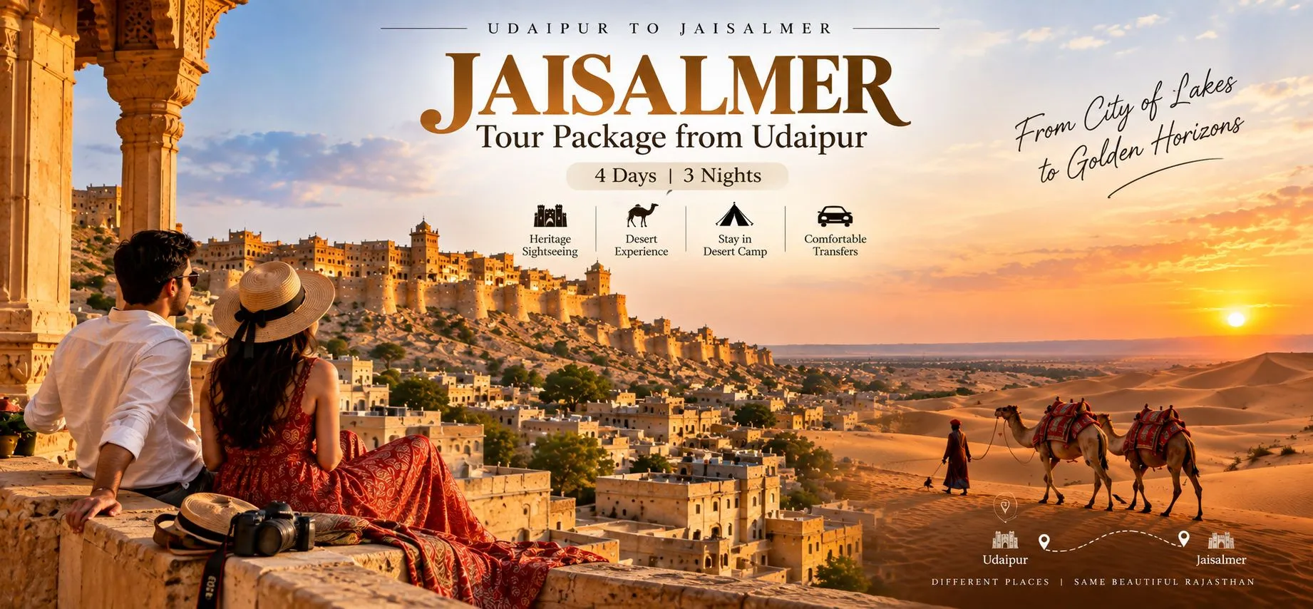 Jaisalmer Tour Package from Udaipur