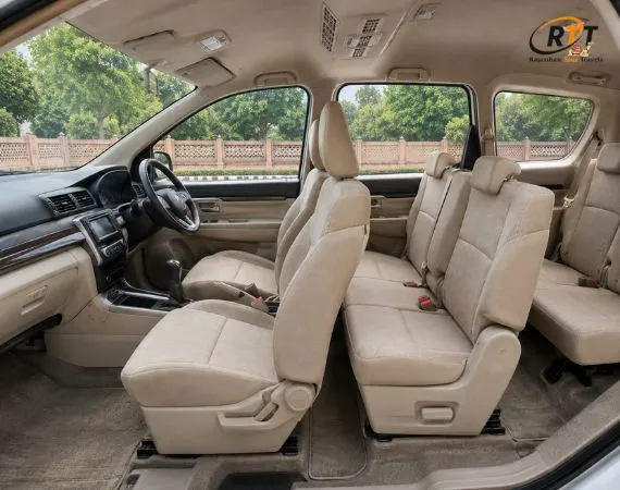 Maruti Ertiga Cab interior and seating