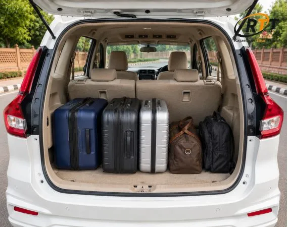 Maruti Ertiga Cab interior and space