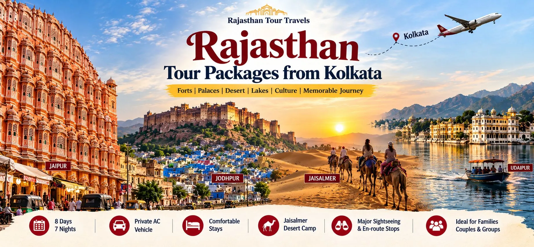 Rajasthan Tour Packages from Kolkata