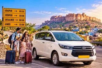 Round-trip taxi from Jaipur