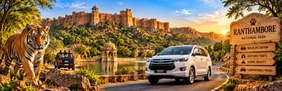 Car rental in Ranthambore with Innova Crysta