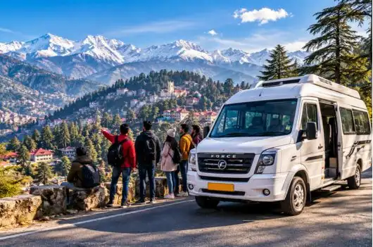 Tempo Traveller from Jaipur to Shimla and Manali hill stations