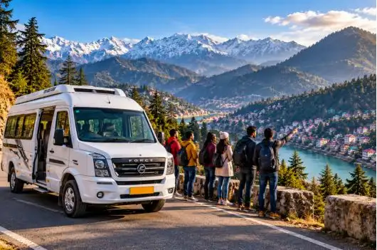 Tempo Traveller from Jaipur for mountain getaways with group of travellers